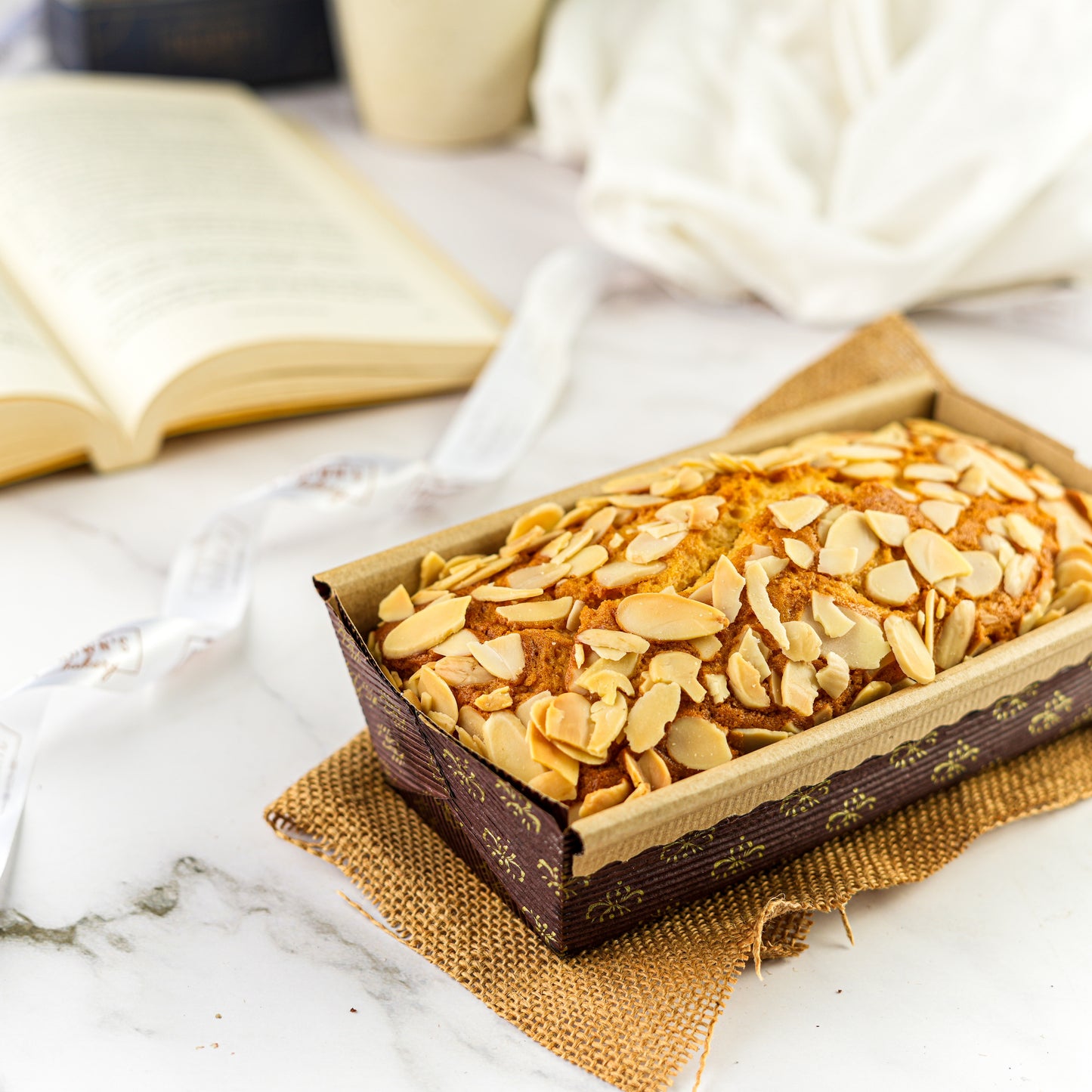 ALMOND BUTTERSCOTCH TEA CAKE