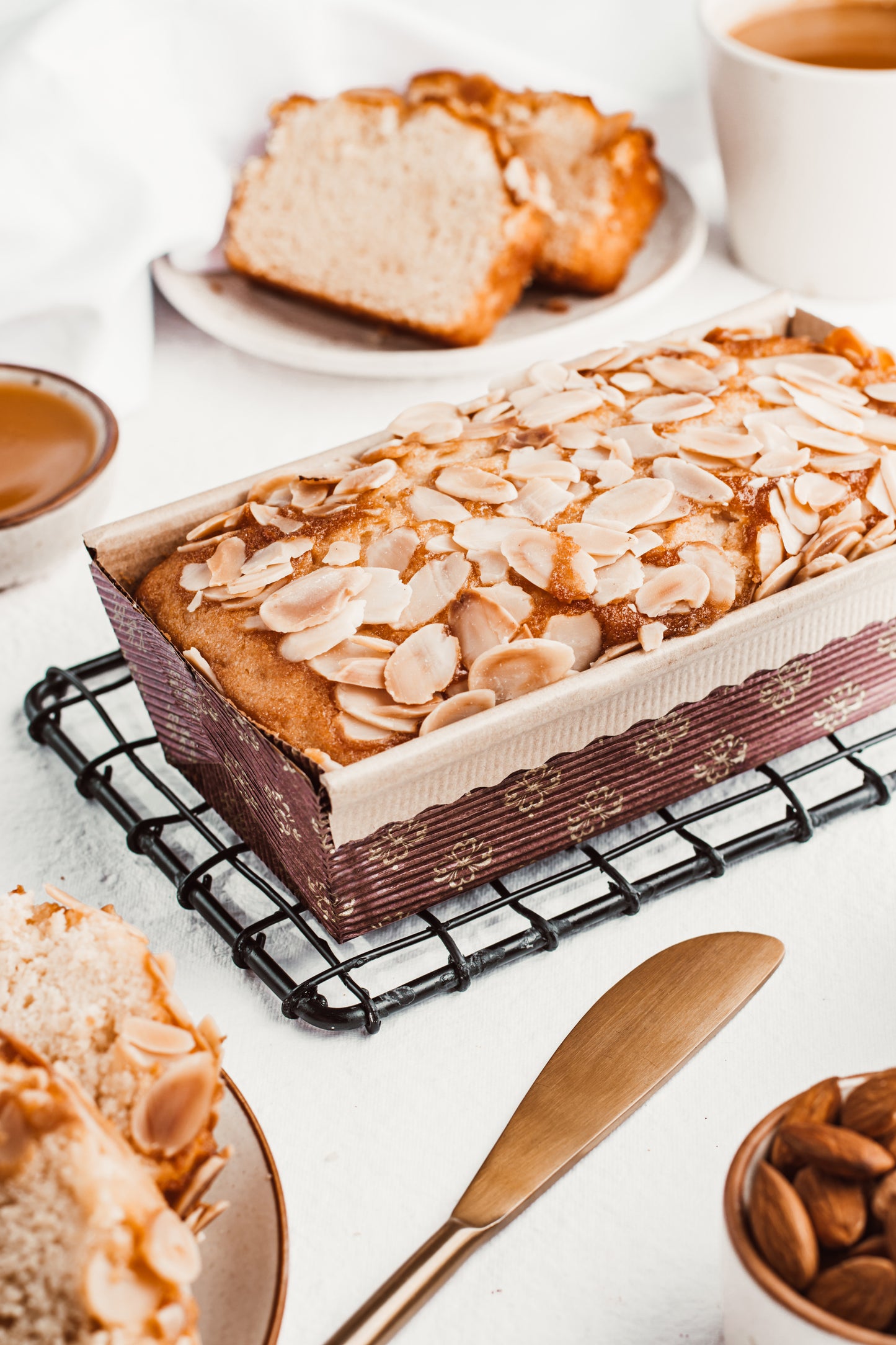 ALMOND BUTTERSCOTCH TEA CAKE